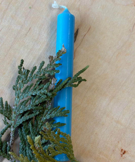 Bougie Bleu Pâle - Type Taper Candle