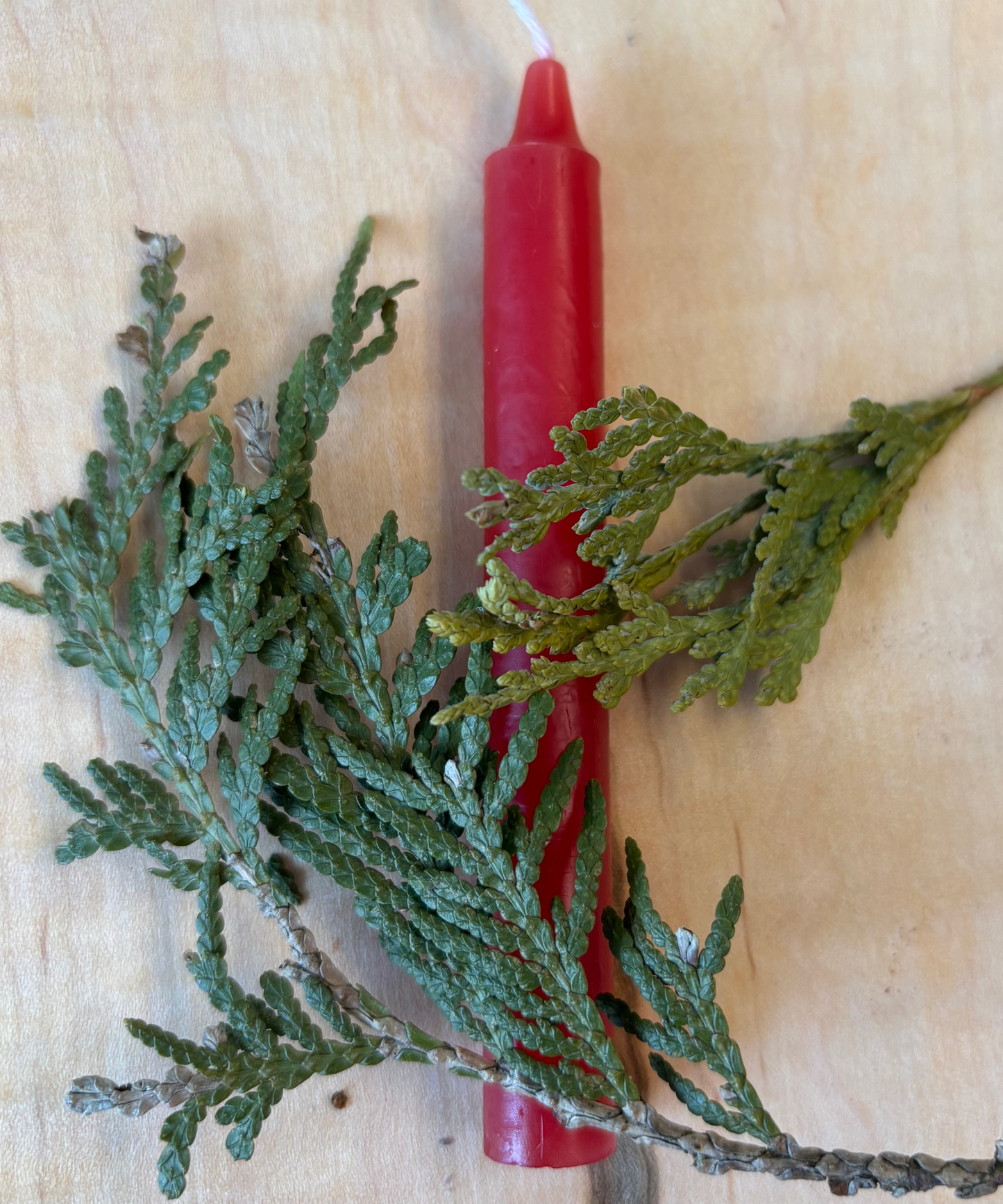 Bougie Rouge - Type Taper Candle