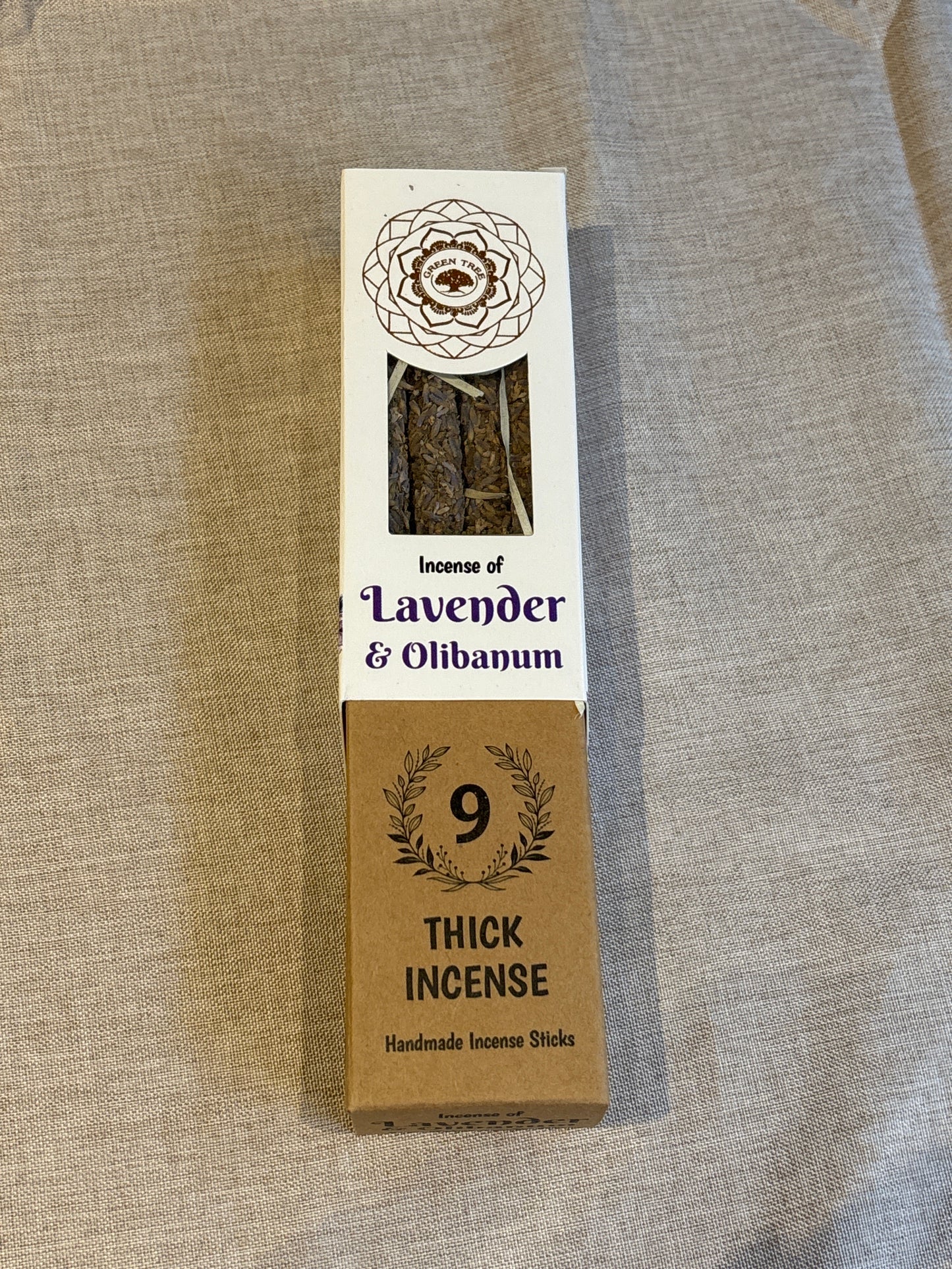 Lavande et Oliban -Encens gros bâtons (Thick incense) -
