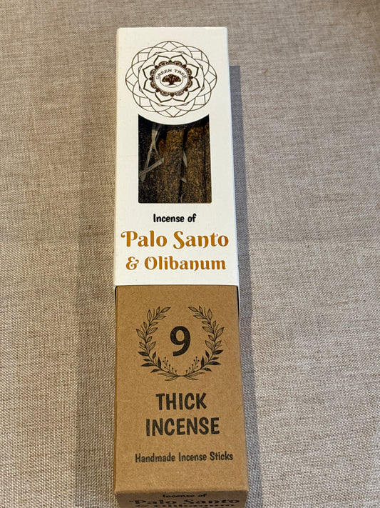 Palo Santo et Oliban -Encens gros bâtons (Thick incense) -