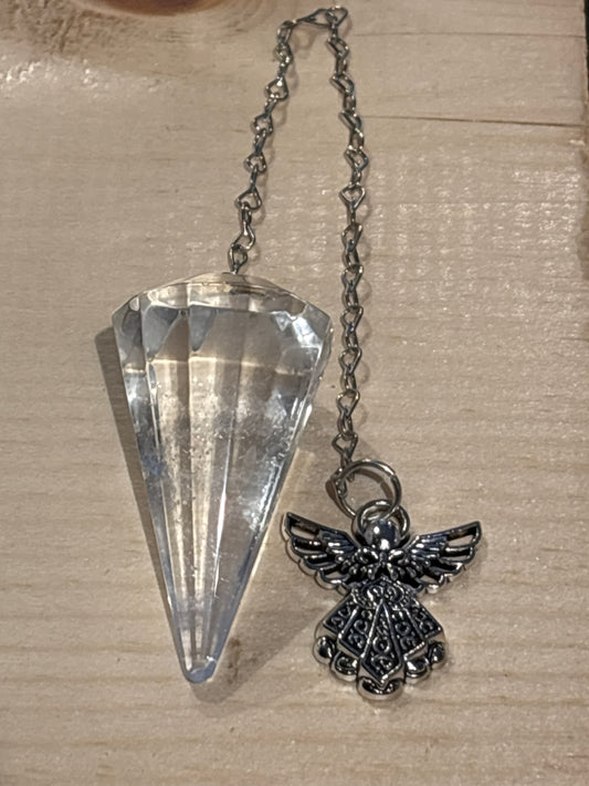 Pendule Pointe - Quartz Clair Ange