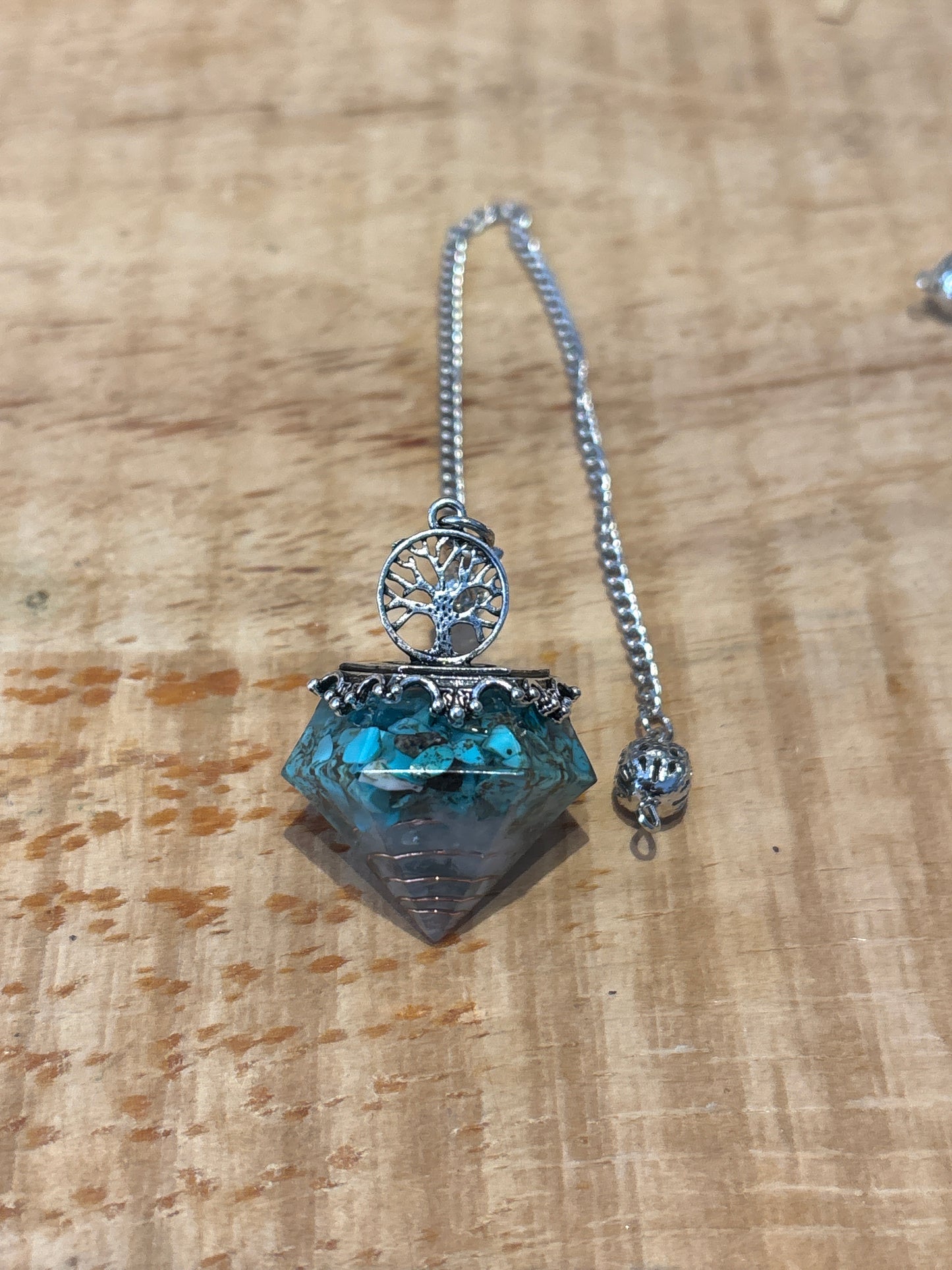 Pendule – Orgonite avec Arbre de Vie