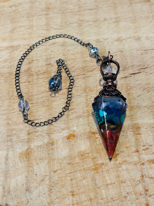 Pendule – 7 Chakras Orgonite