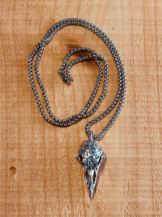 Pendentif – Crâne de Corbeau Viking
