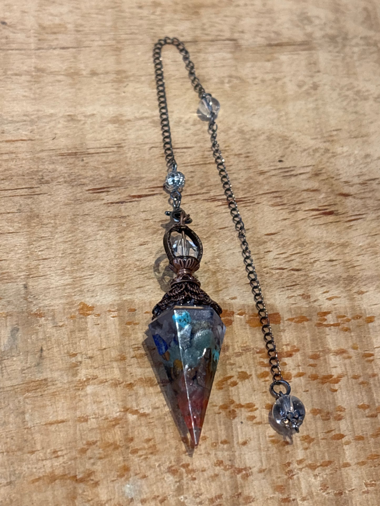 Pendule – Orgonite bronze