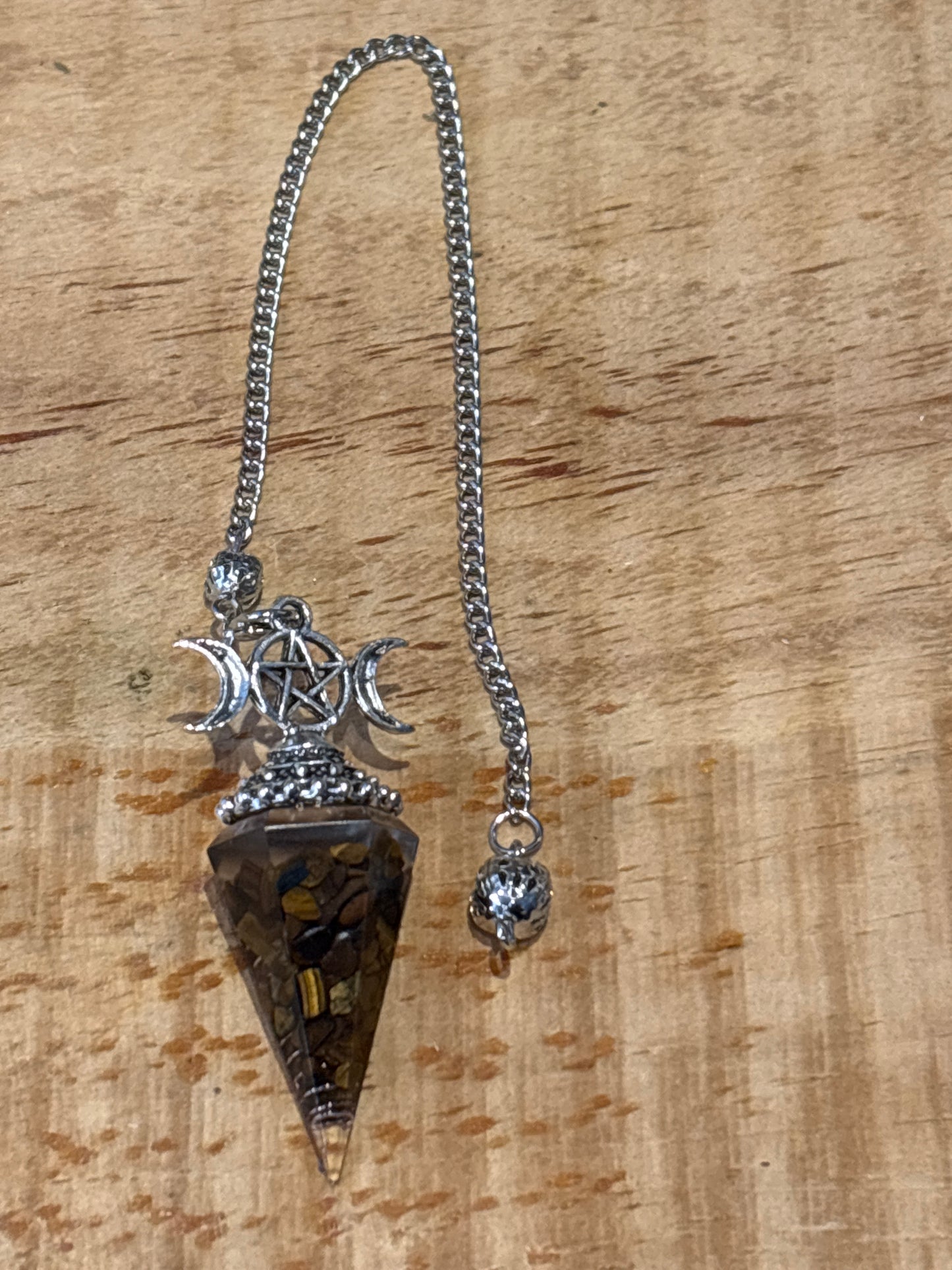 Pendule – Orgonite Triple lune