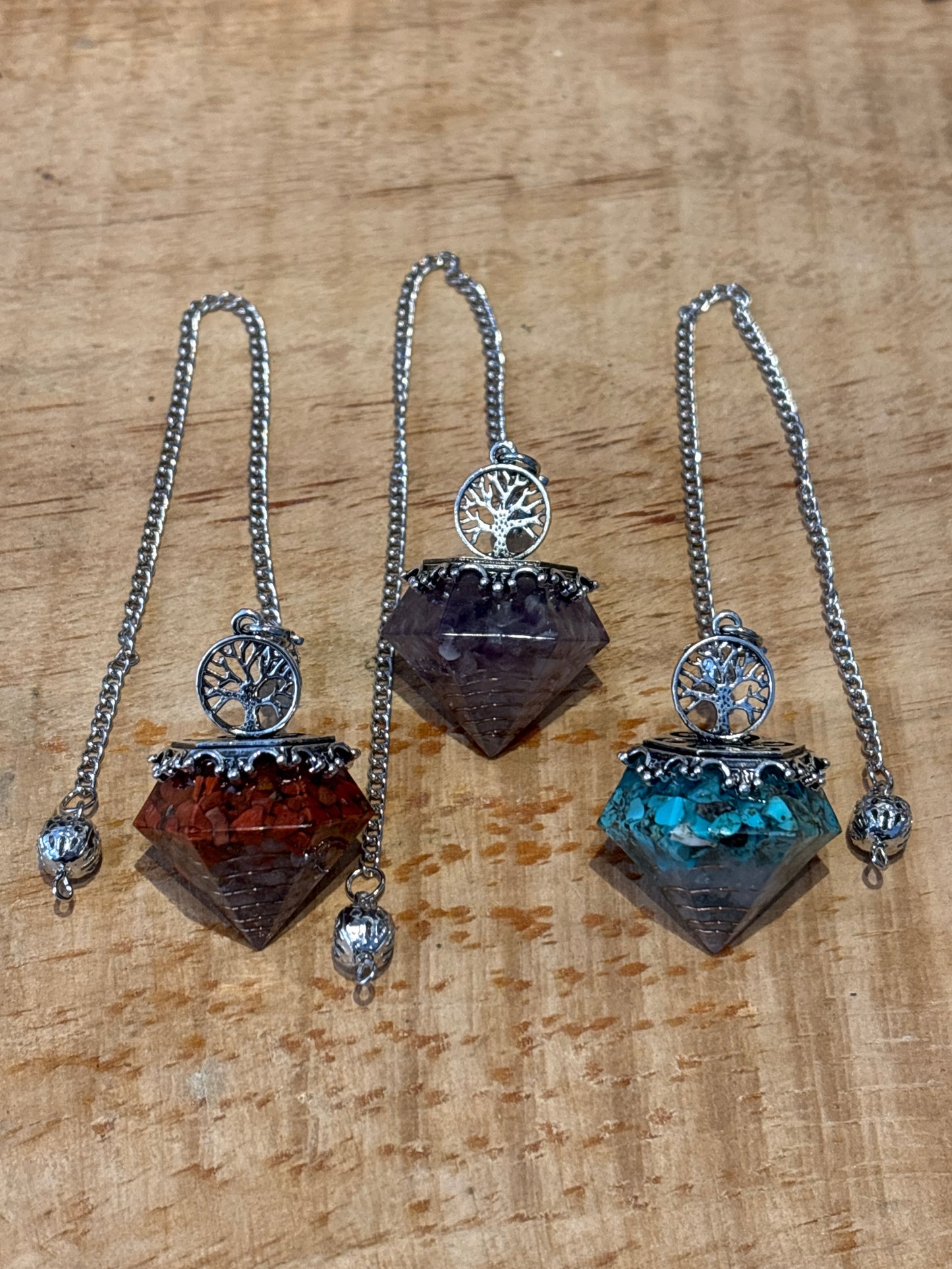 Pendule – Orgonite avec Arbre de Vie