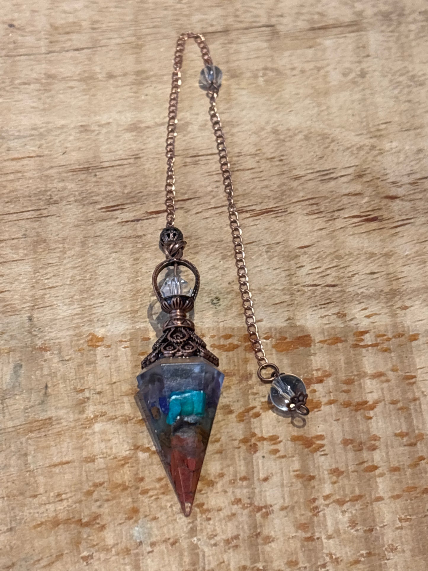 Pendule – Orgonite bronze