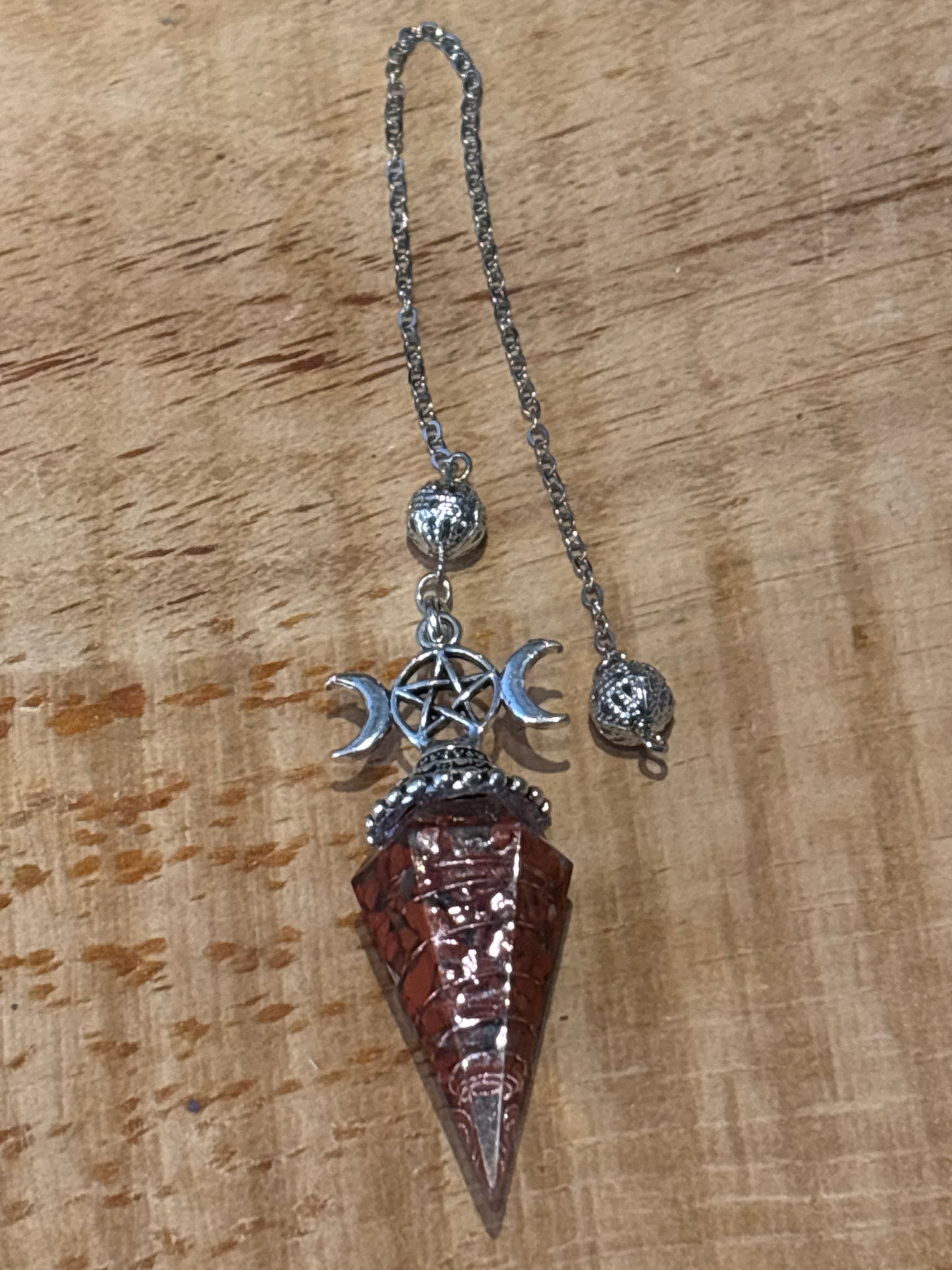 Pendule – Orgonite Triple lune