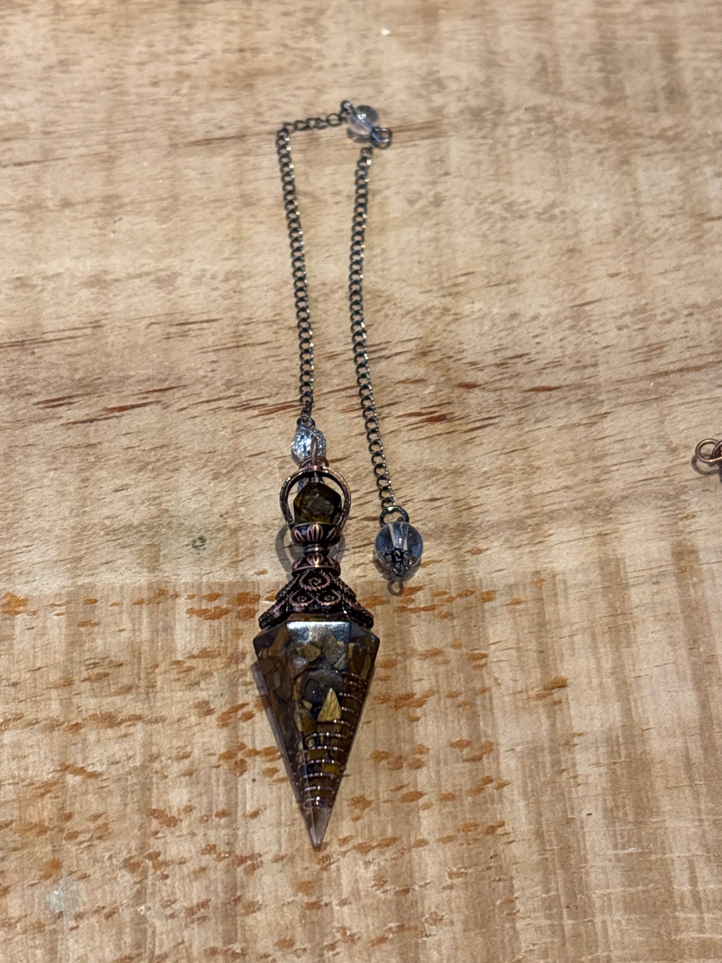 Pendule – Orgonite bronze