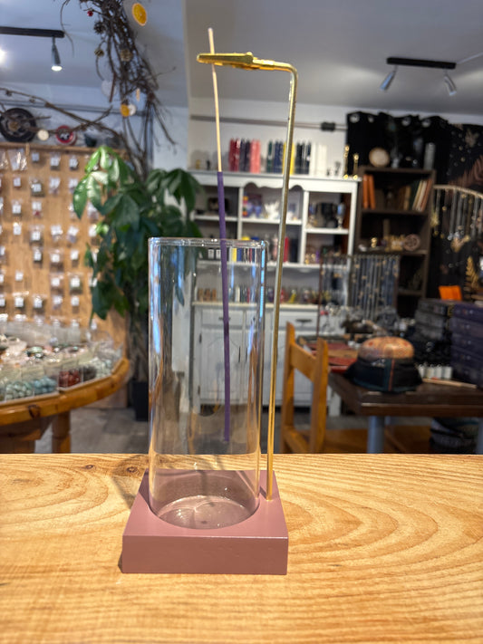 Encensoir simple en verre avec base
