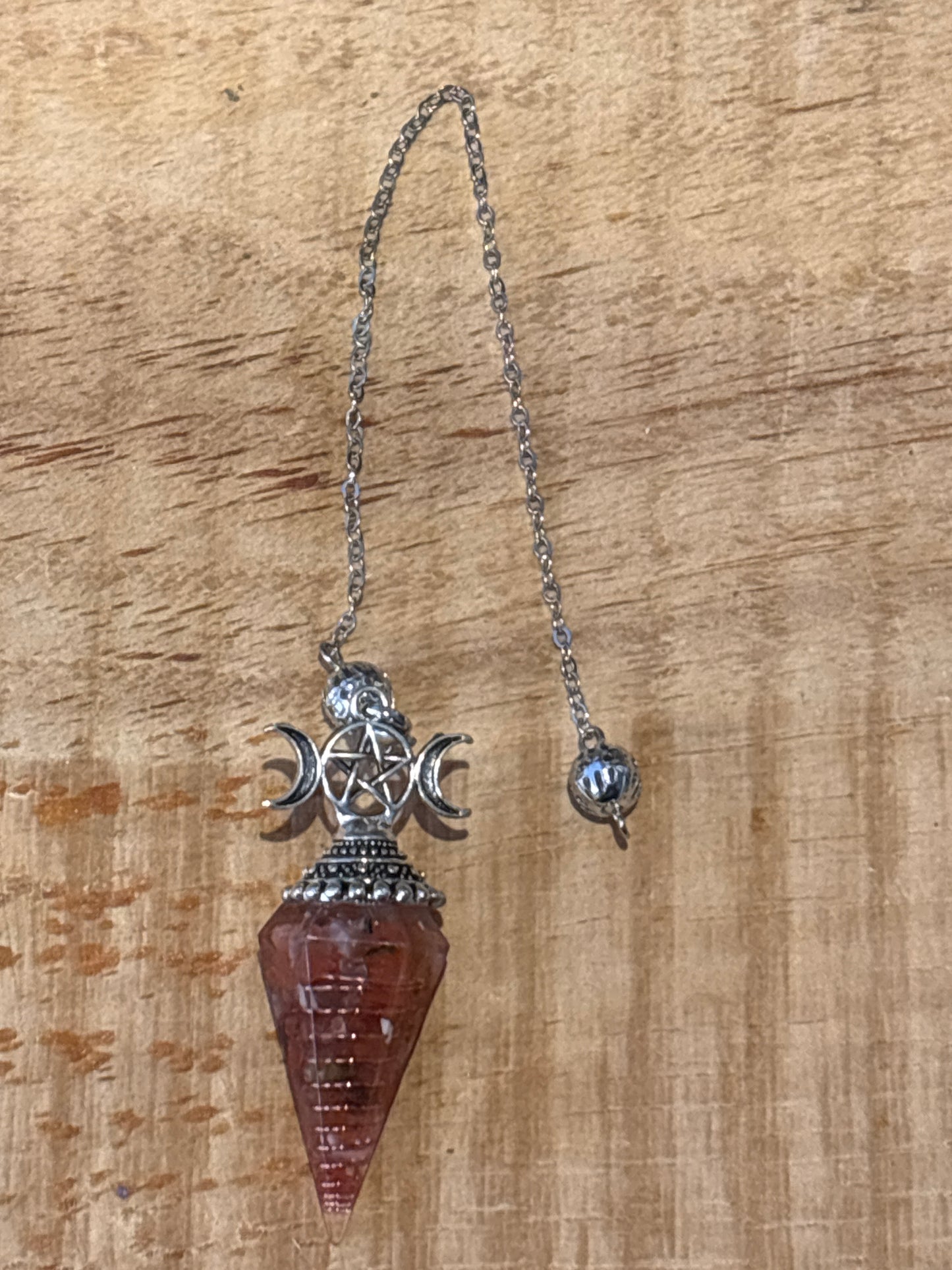 Pendule – Orgonite Triple lune