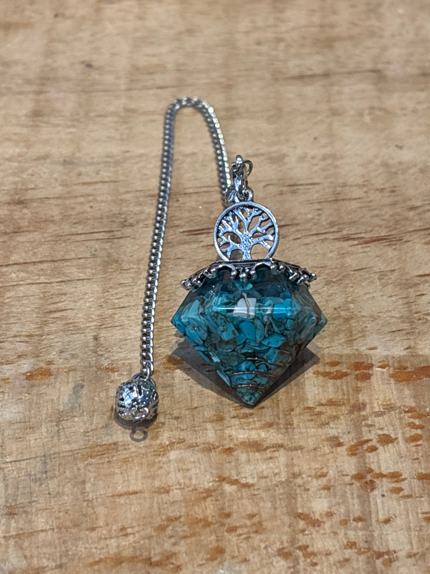 Pendule – Orgonite avec Arbre de Vie