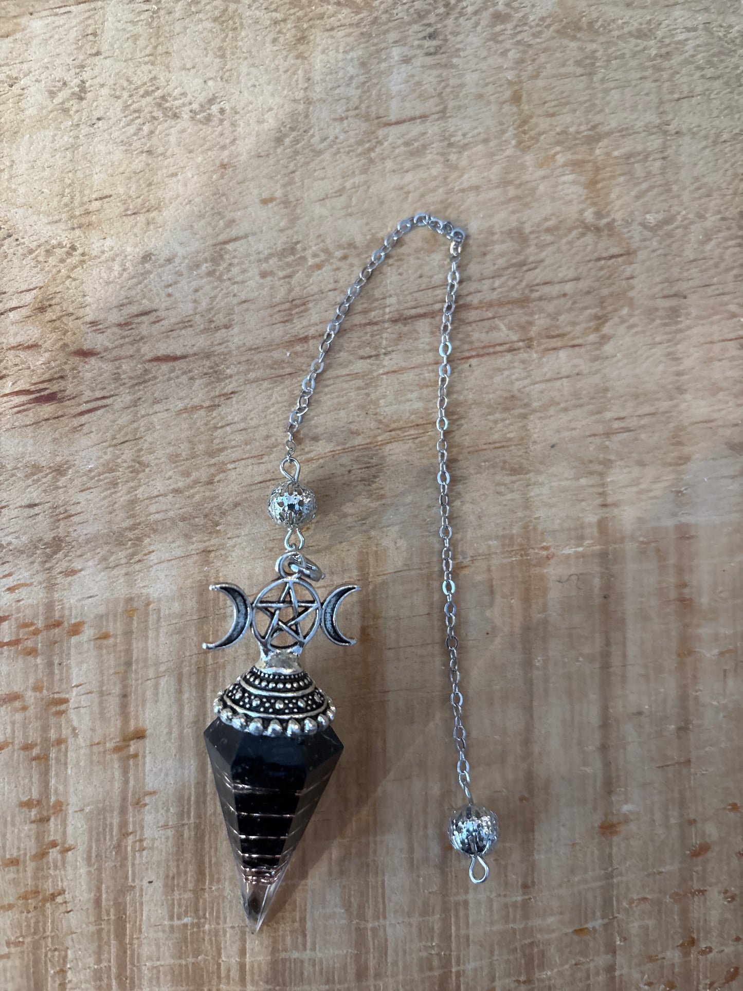 Pendule – Orgonite Triple lune