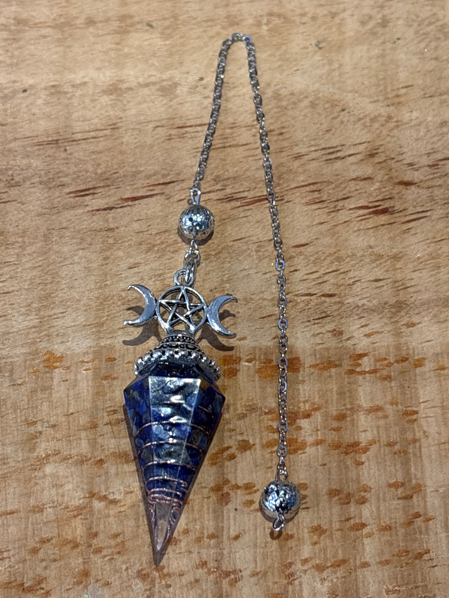 Pendule – Orgonite Triple lune