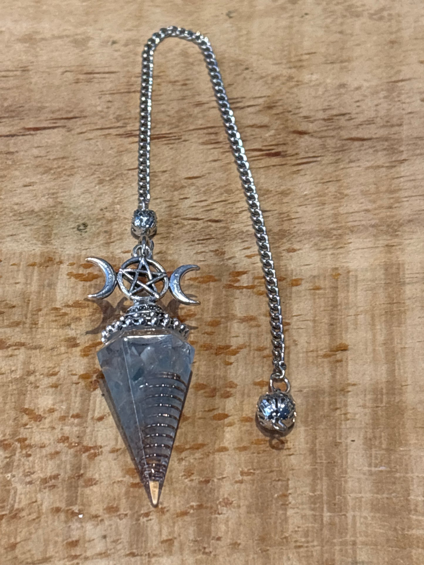 Pendule – Orgonite Triple lune
