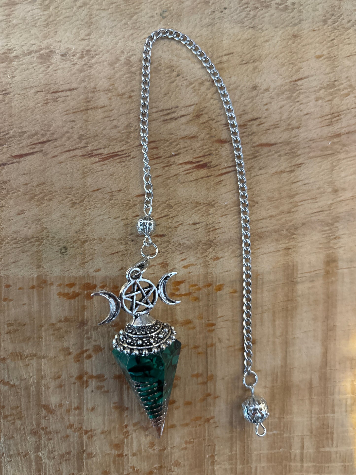 Pendule – Orgonite Triple lune