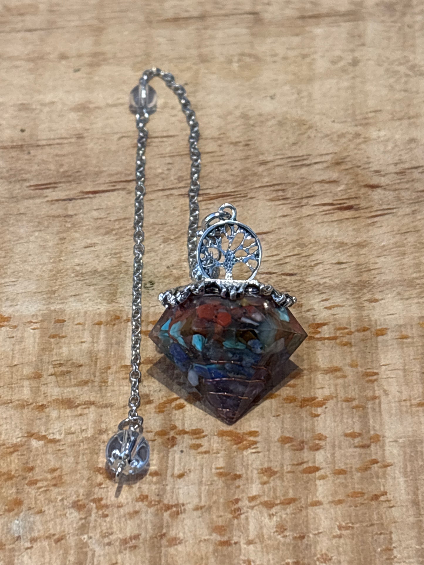 Pendule – Orgonite avec Arbre de Vie