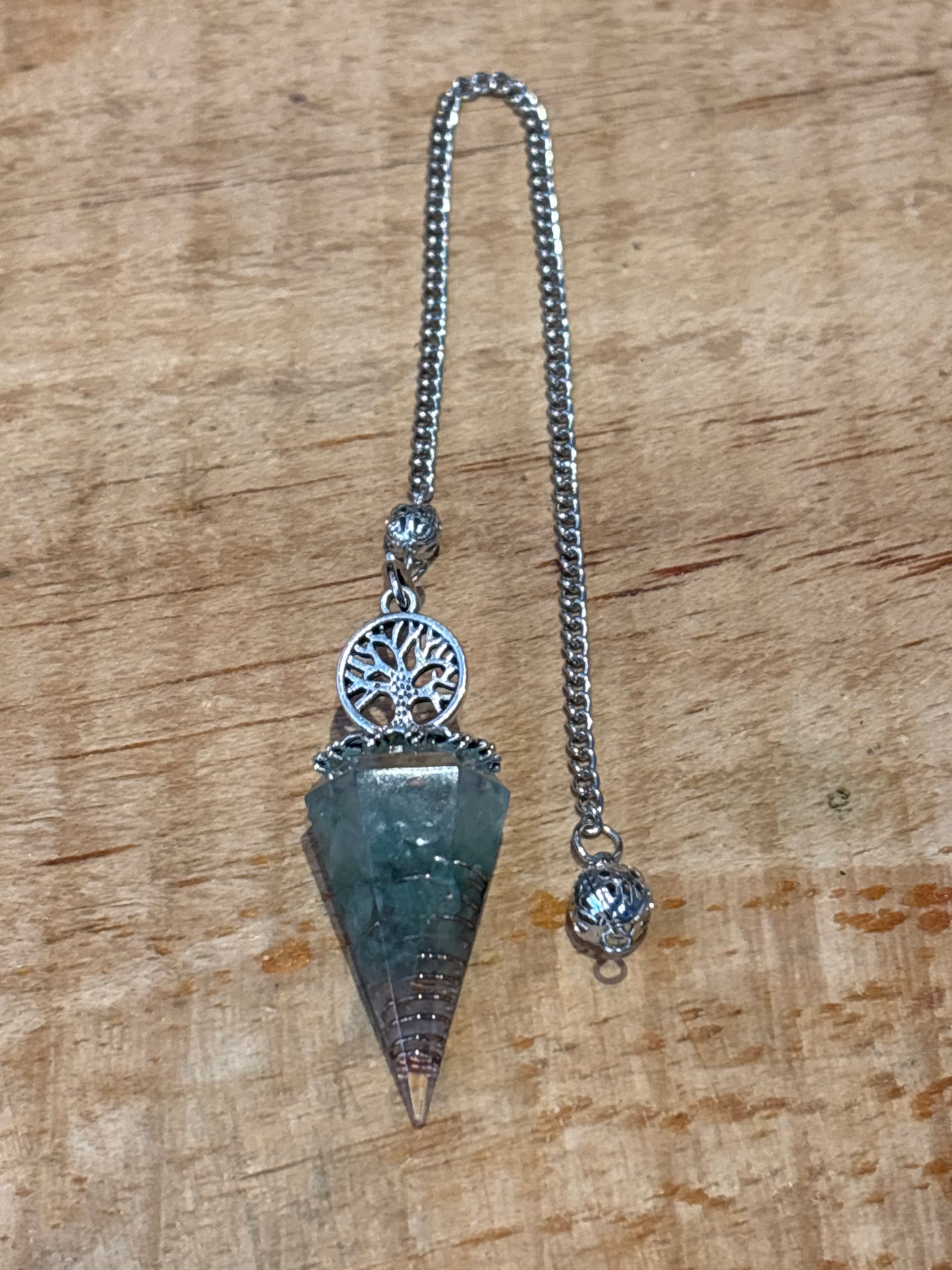 Pendule – Orgonite avec Arbre de Vie Pointe
