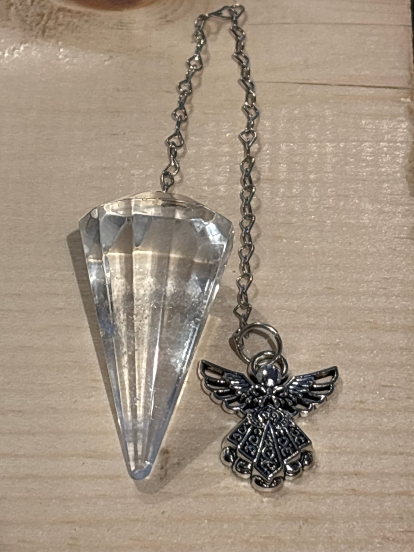 Pendule Pointe - Quartz Clair Ange