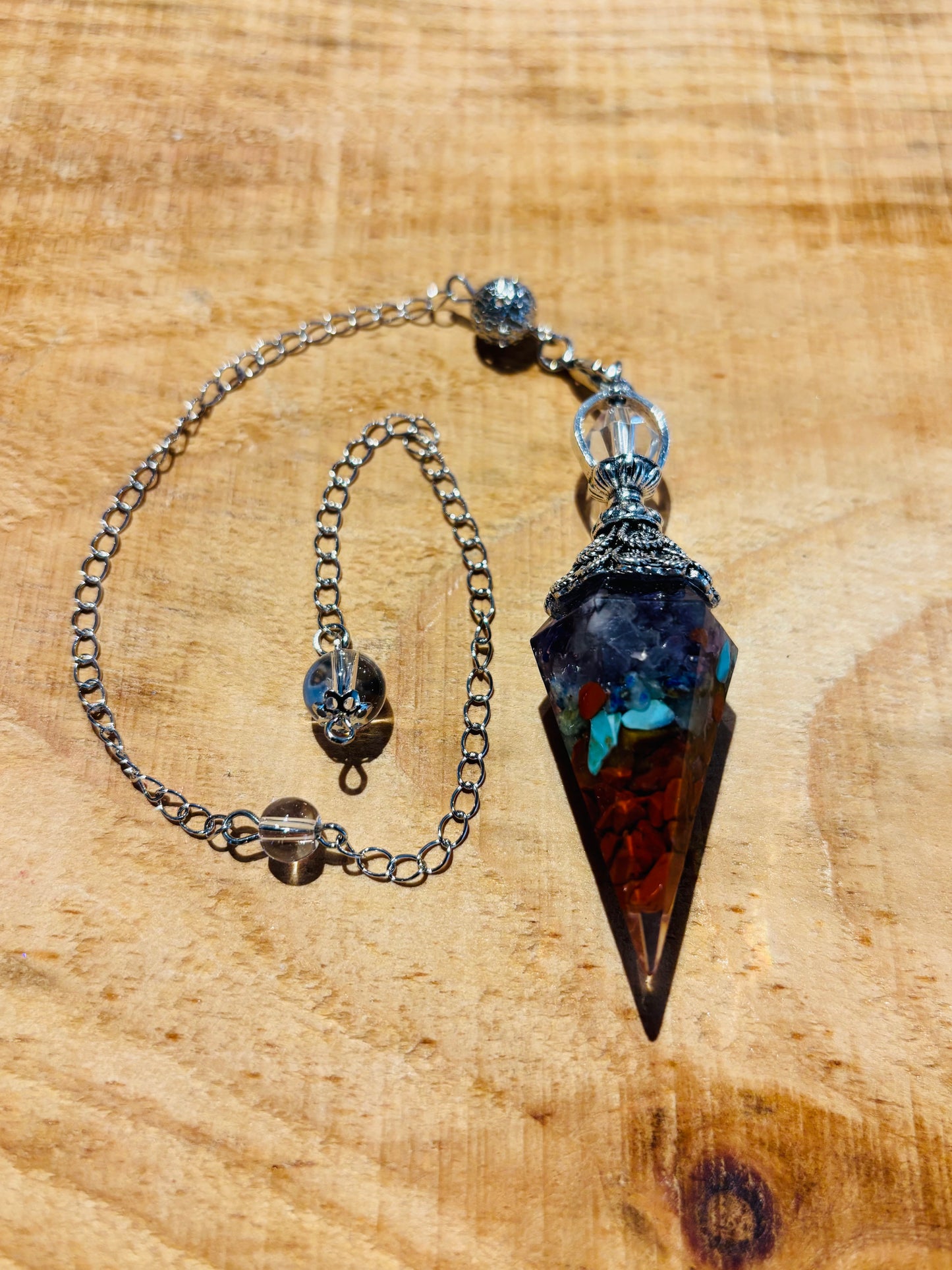 Pendule – 7 Chakras Orgonite