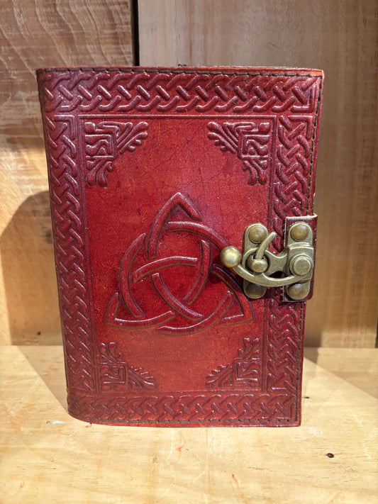 Livre en cuir BoS-5’’x7’’-triquetra
