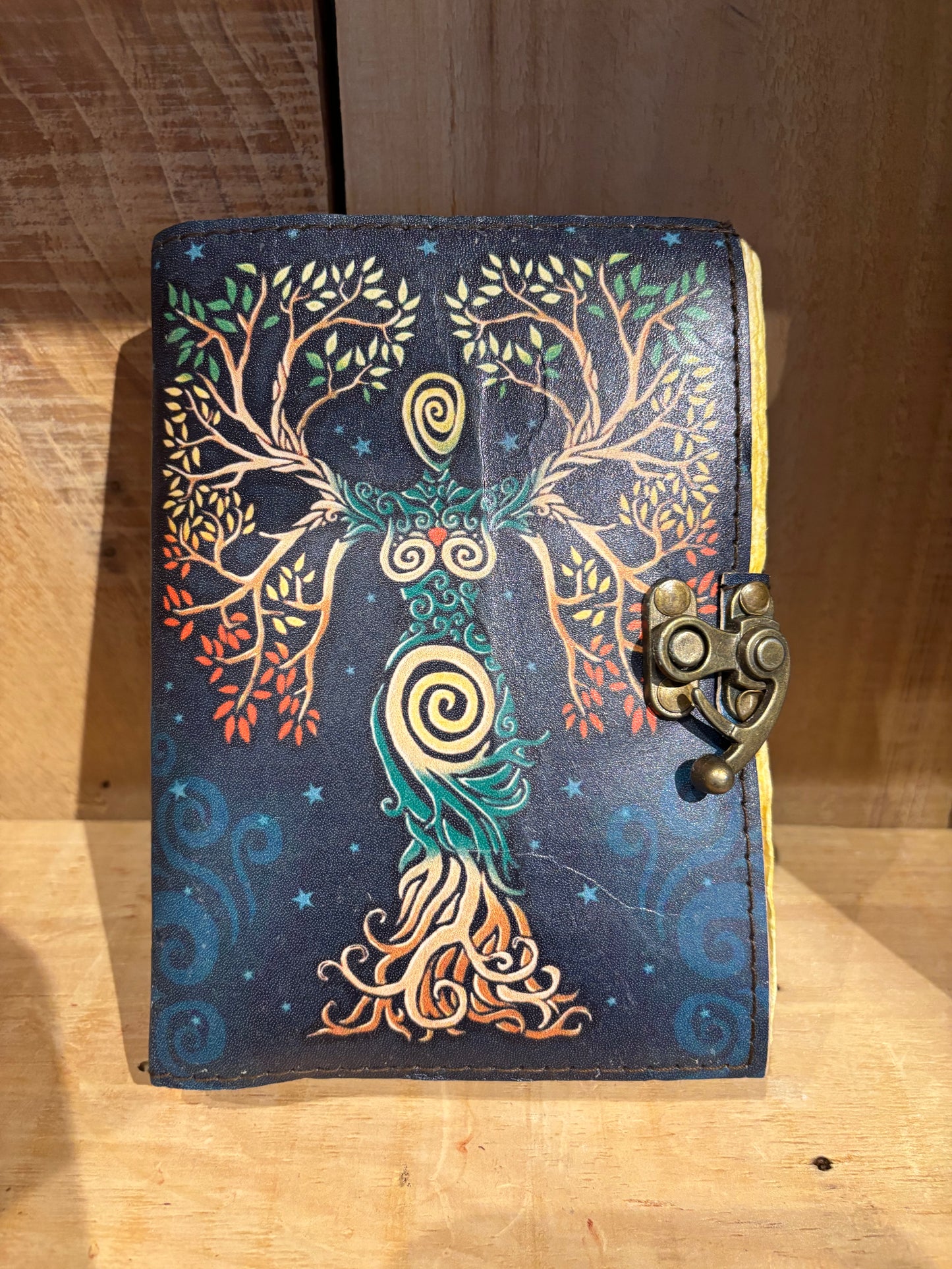 Livre en cuir BoS-5’’x7’’ - Déesse Colorée