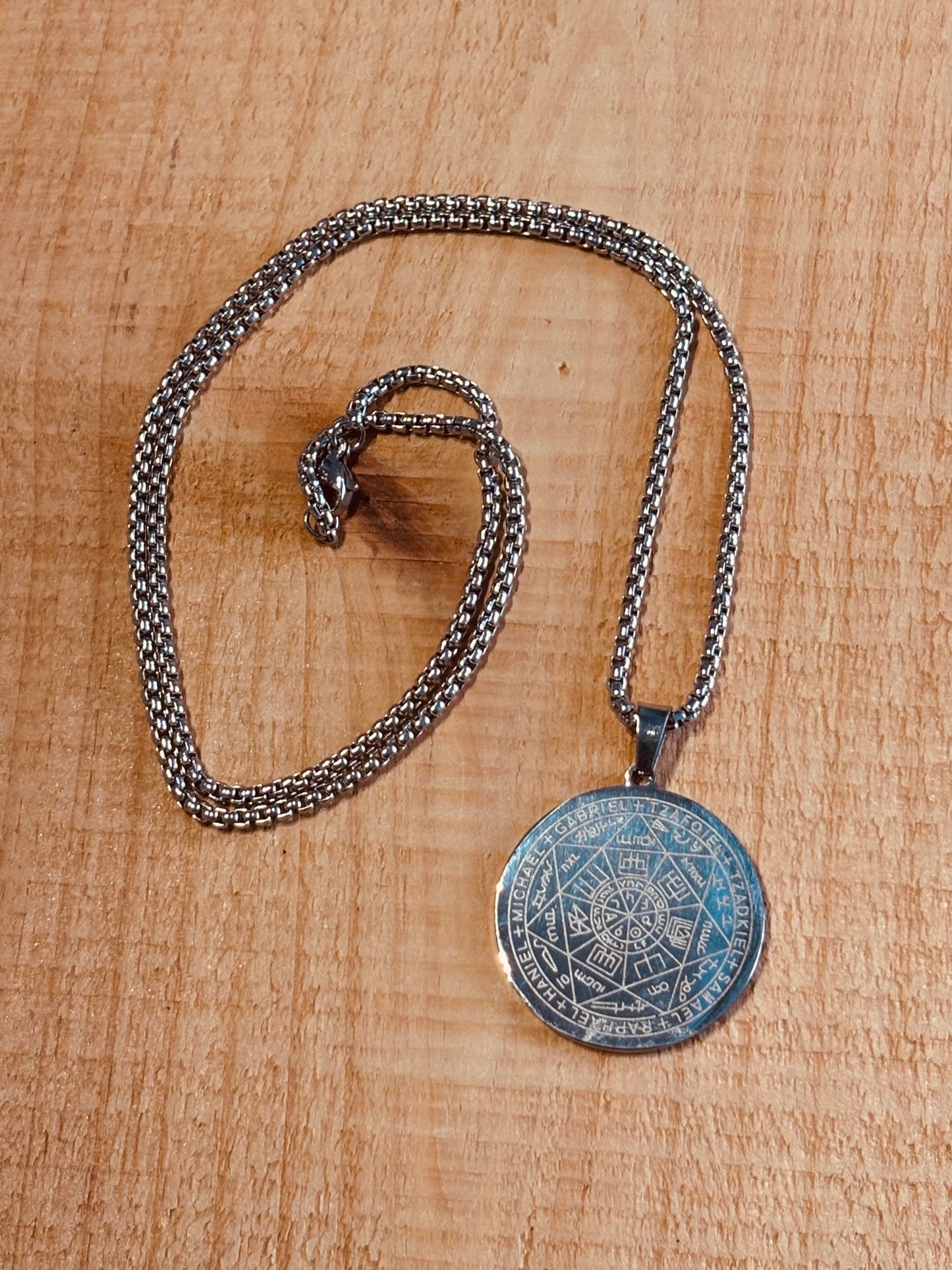 Pendentif – Sceau des 7 Archanges Argent